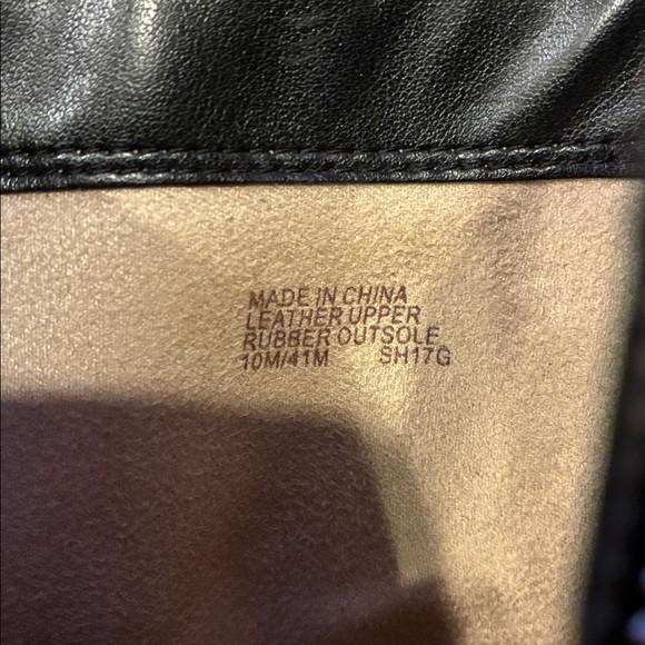 New Size 10 Michael Kors Sabrina Black Leather Ankle Booties Silver Trim (ABBA) - Picture 13 of 15